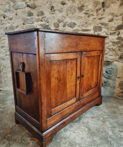Antique 19th-Century French Mill Work Cabinet – Oak & Cherry Wood (1)
