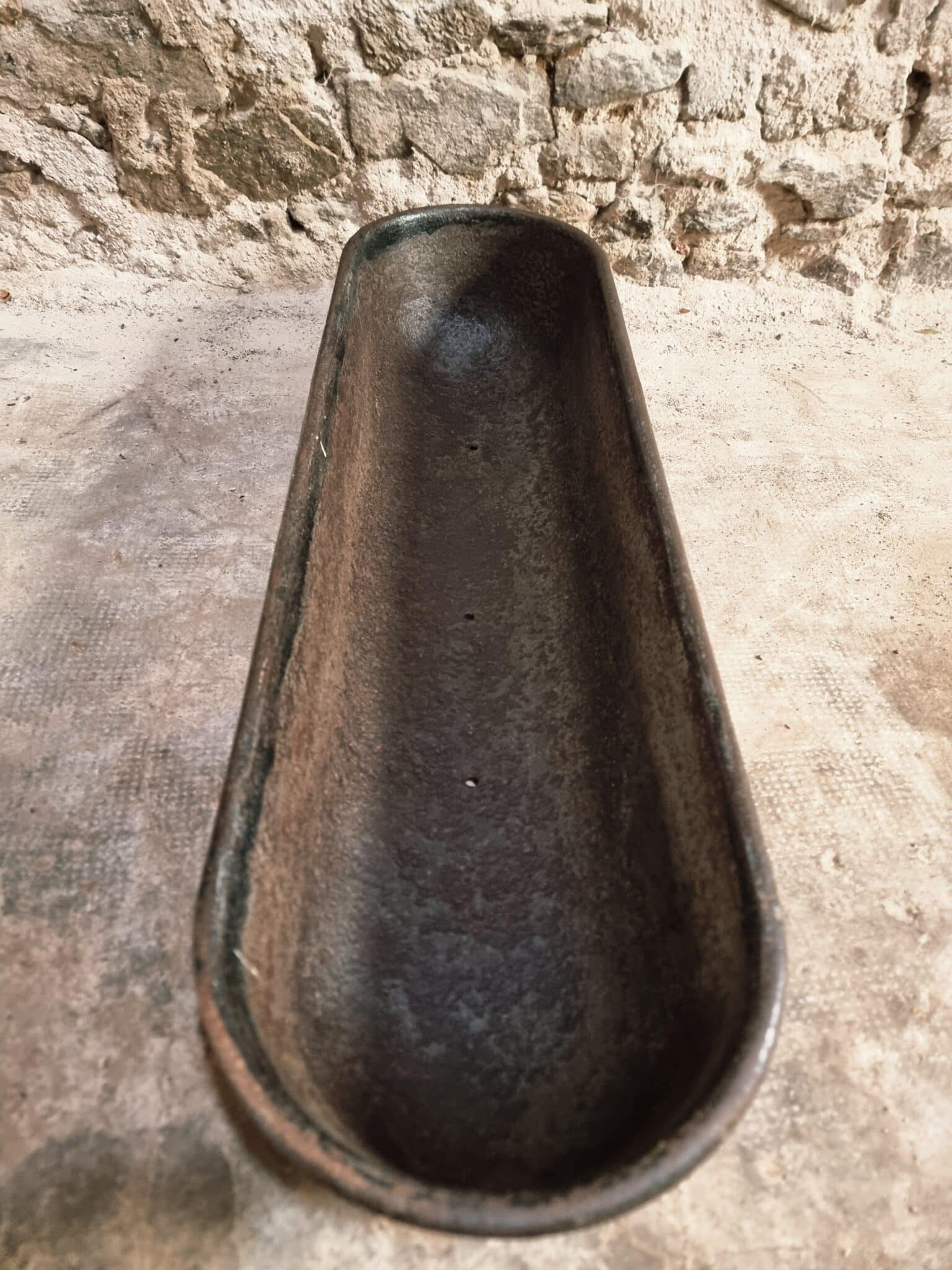 Antique French Cast Iron Trough, 1880–1920, Industrial Feeder, Vintage Planter (5)