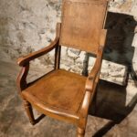 Antique French Barber’s Chair, Early 1900s (1)