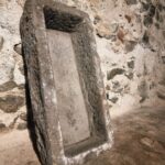 Antique Stone Trough Basin Planter (1)