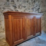 Vintage French Pine Sideboard Shop Counter, 1930s (1)