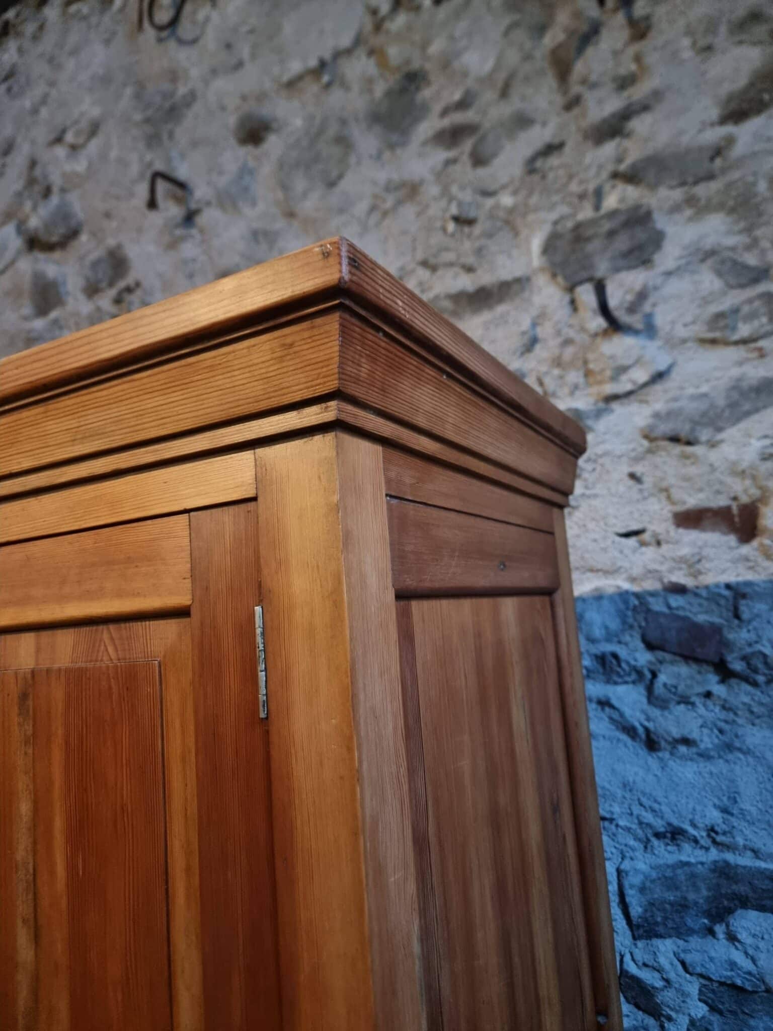 Vintage French Pine Sideboard Shop Counter, 1930s (15)
