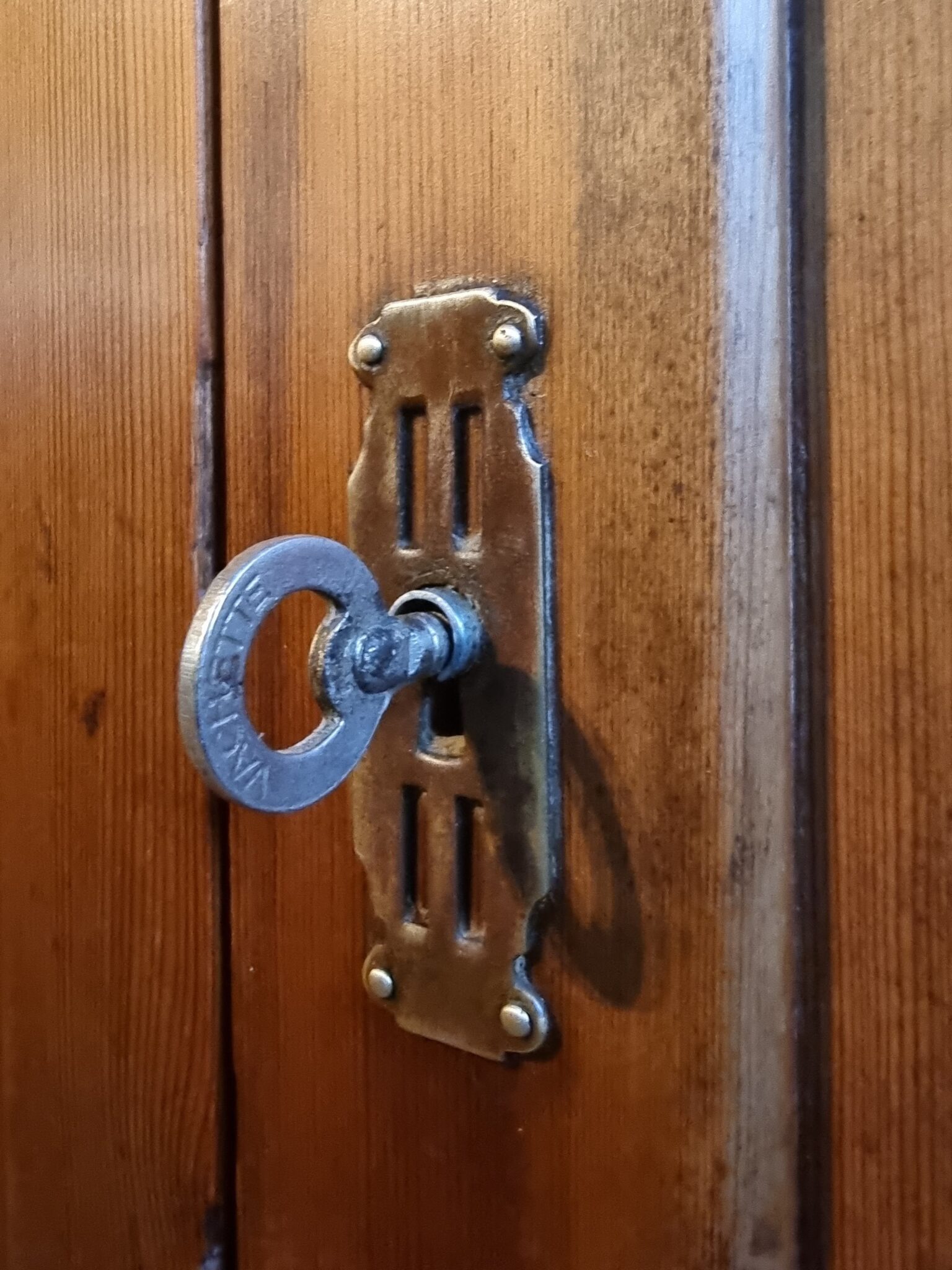 Vintage French Pine Sideboard Shop Counter, 1930s (18)