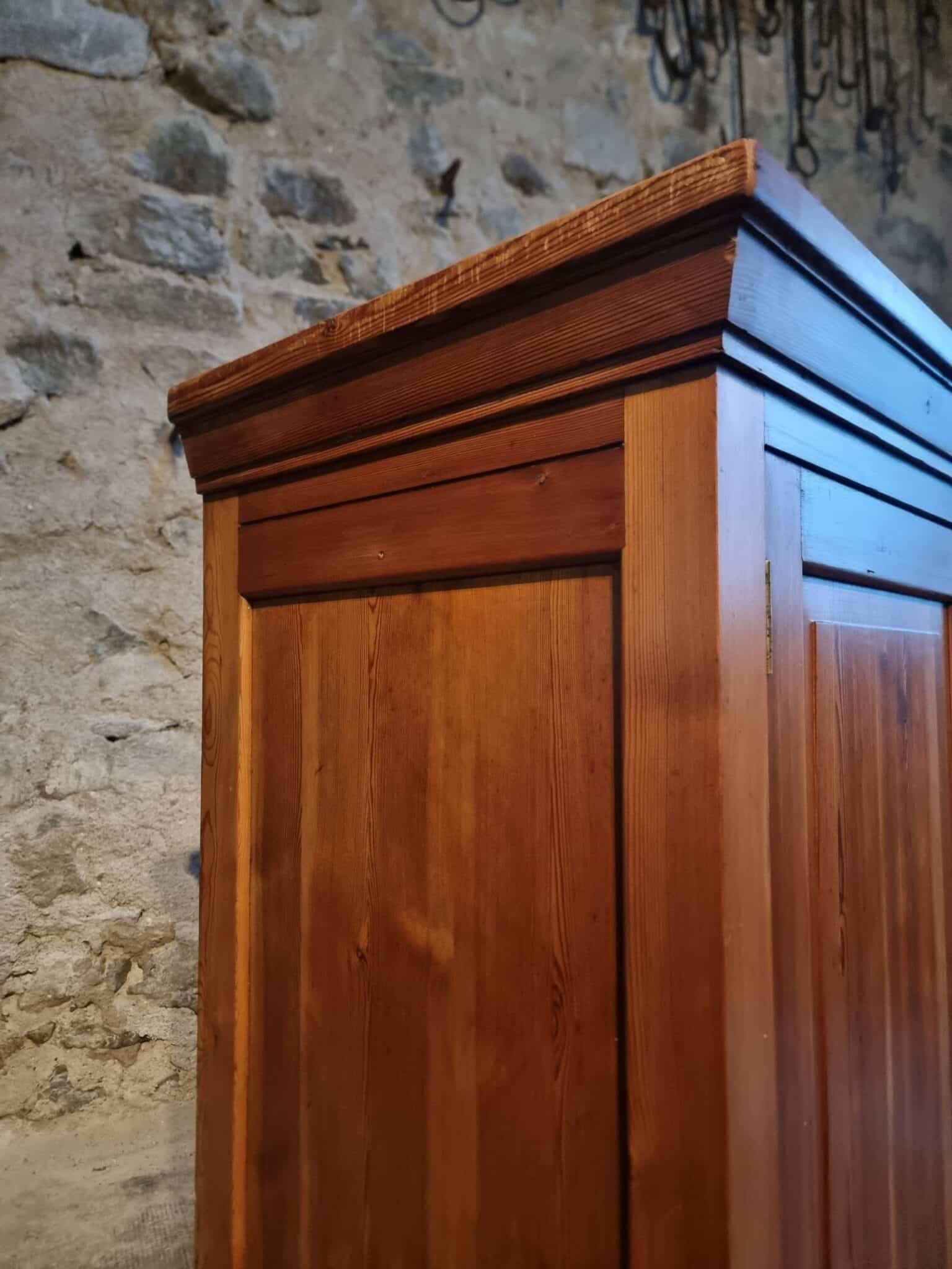 Vintage French Pine Sideboard Shop Counter, 1930s (2)