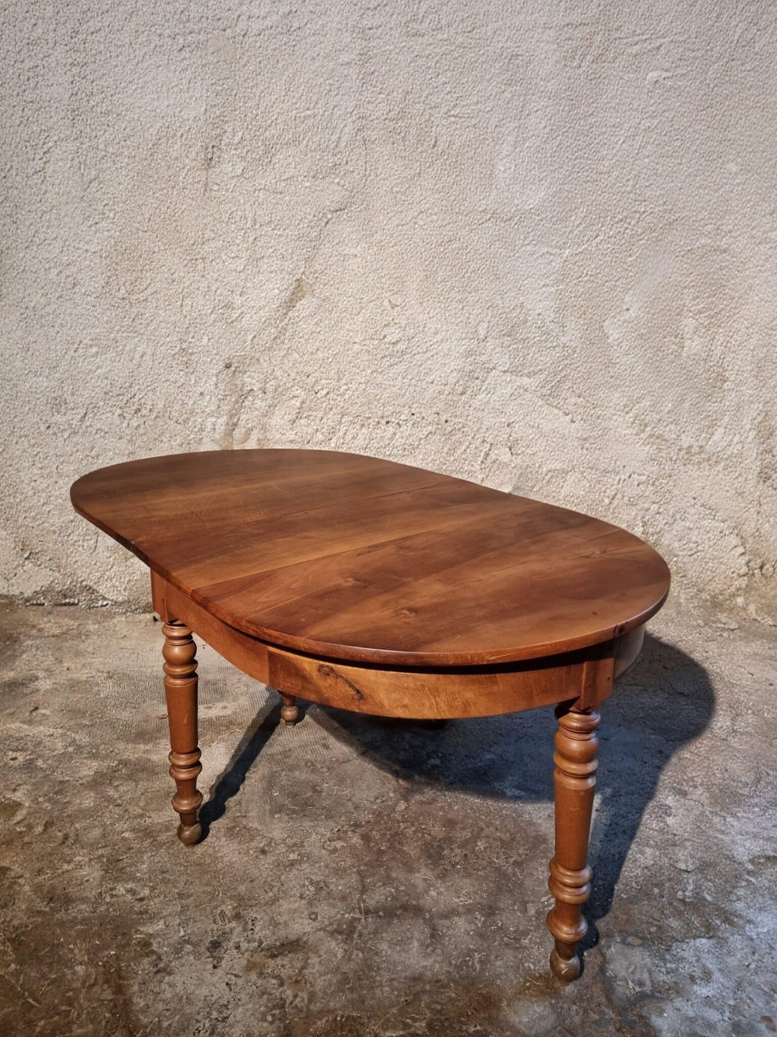 Antique Folding Table Demi-Lune Dining Table Console Table (2)