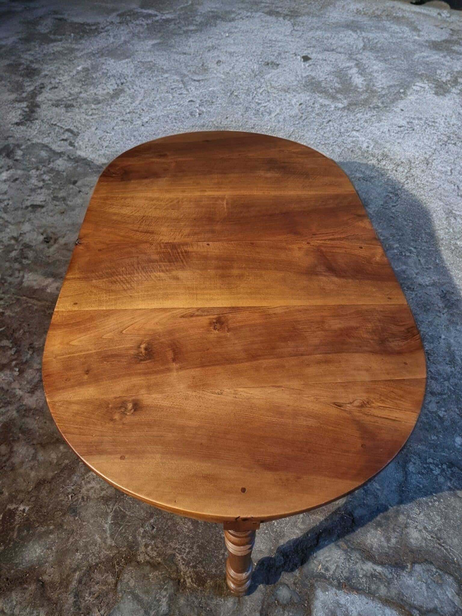 Antique Folding Table Demi-Lune Dining Table Console Table (3)