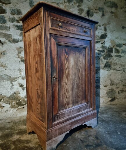 Rustic French Pine Cabinet, 19th Century (1)
