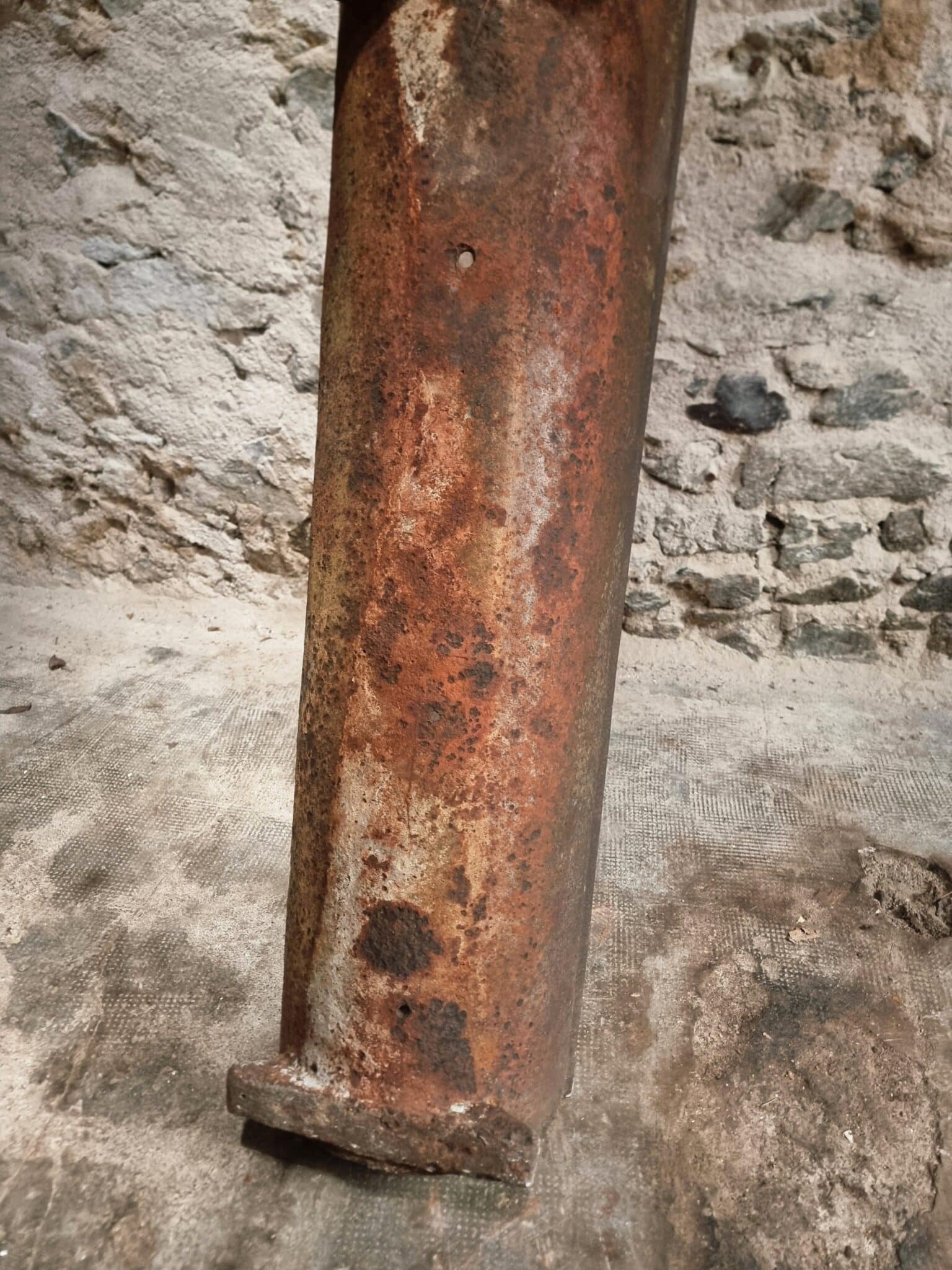 Antique French Cast Iron Water Trough 19th Century – Large Farm Trough 204 cm (6) Antique farm trough with drainage holes cast iron