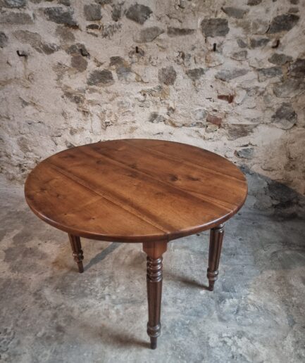 antique walnut drop leaf table
