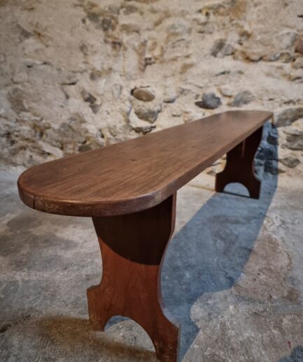 vintage cherry wood bench France