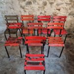 vintage-french-metal-bistro-chairs-set-8-red-black