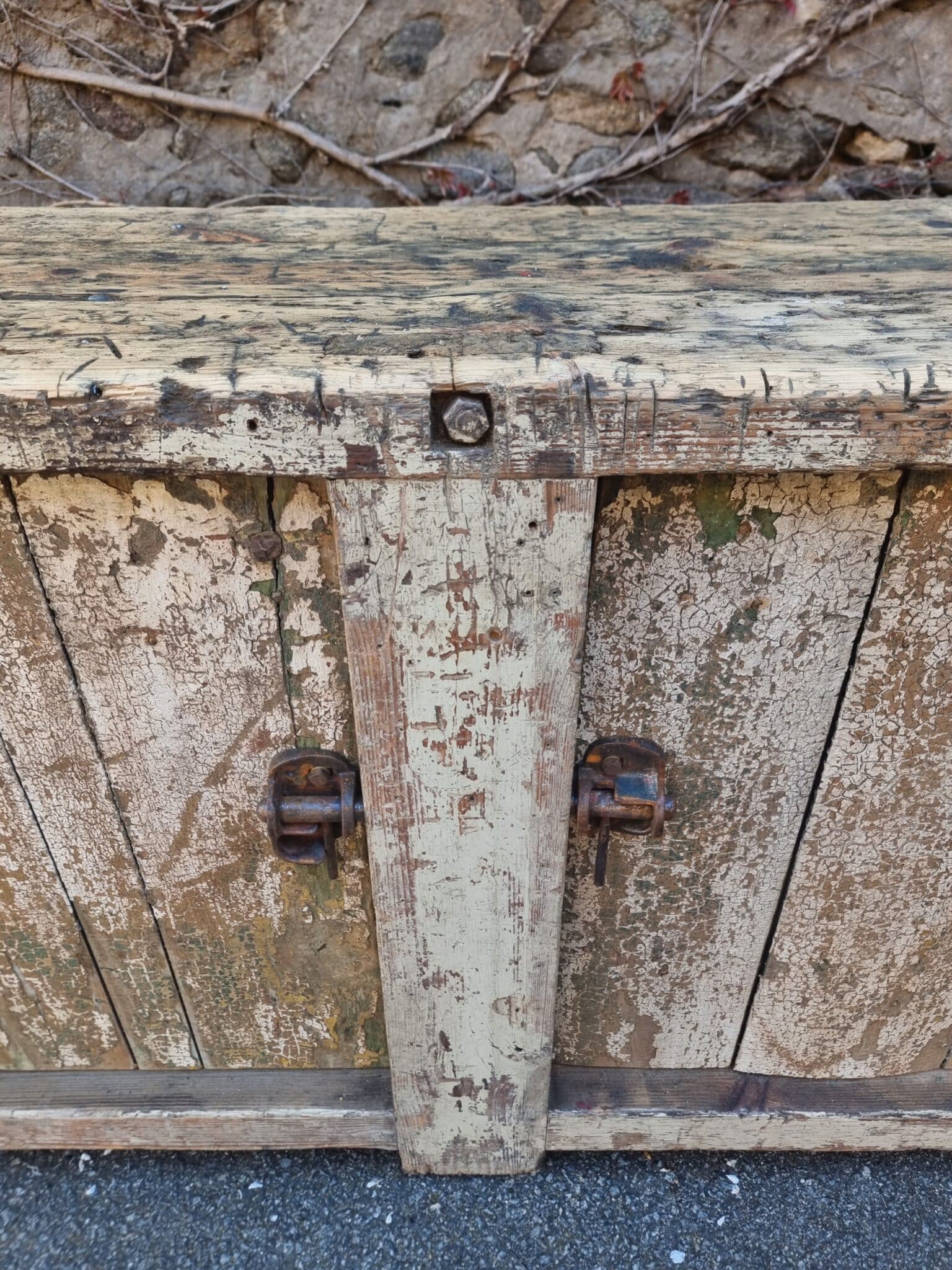 Antique French Workbench Console Table Kitchen Island Shop Counter, Early 1900s (5) vintage workbench cabinet with doors
