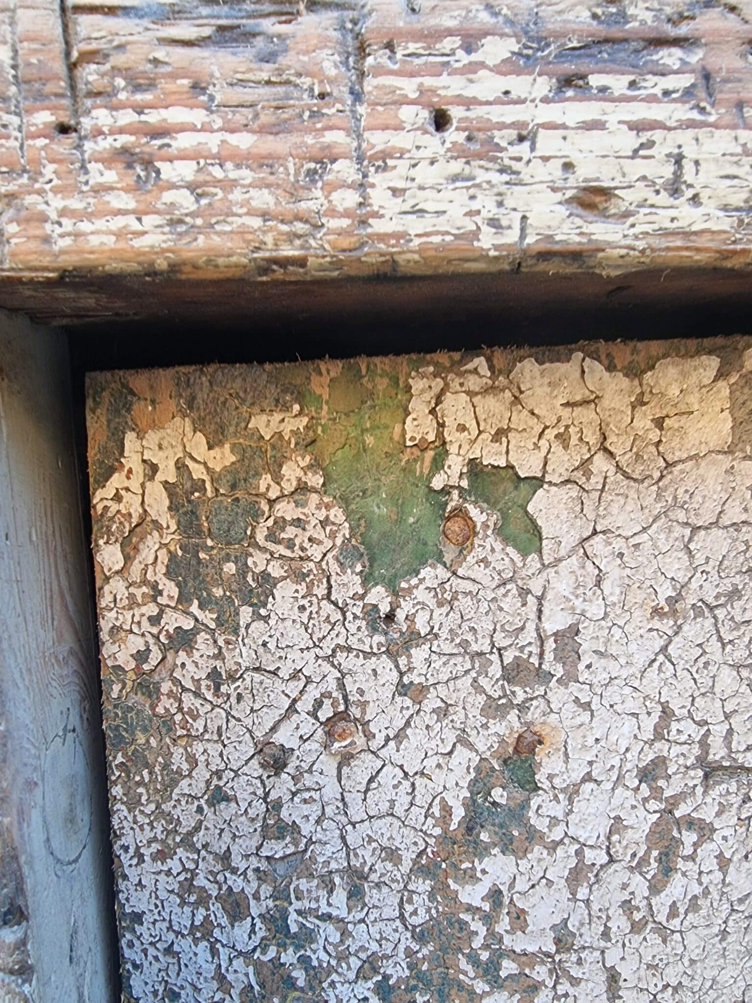 Antique French Workbench Console Table Kitchen Island Shop Counter, Early 1900s (8) Antique workbench patina detail