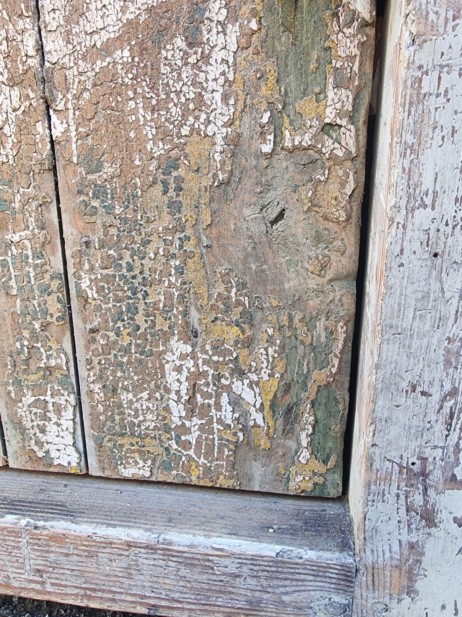 Antique French Workbench Console Table Kitchen Island Shop Counter, Early 1900s (9) vintage workbench weathered paint finish