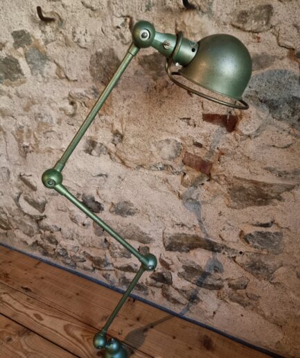 vintage Jielde industrial lamp green