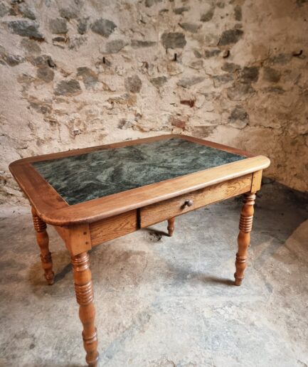 vintage desk marble top