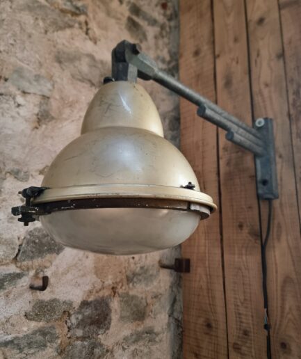 Vintage Street Lamp Wall Light – Industrial Wall Lamp, 1950s Adjustable Arm (1)