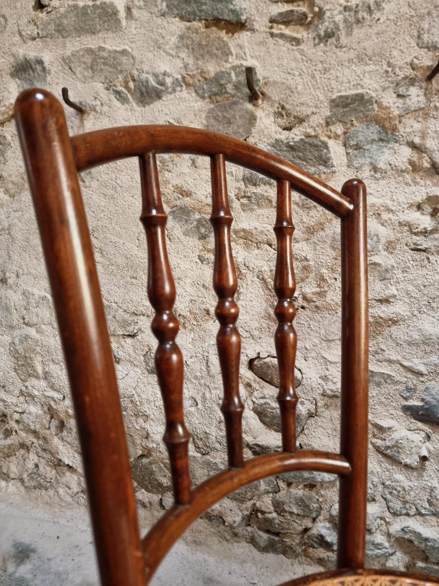 Antique Jacob & Josef Kohn Vienna Chairs, Set of 2 Bentwood Cane Chairs, Austria circa 1900–1930 (12)