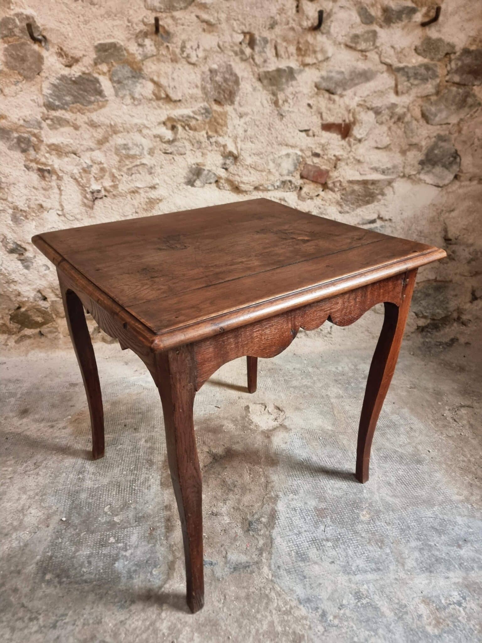 Antique Oak Side Table, 18th Century Provincial Writing Table, Louis XV Style (13) Antique Oak Side Table, 18th Century Provincial Writing Table, Louis XV Style (13)