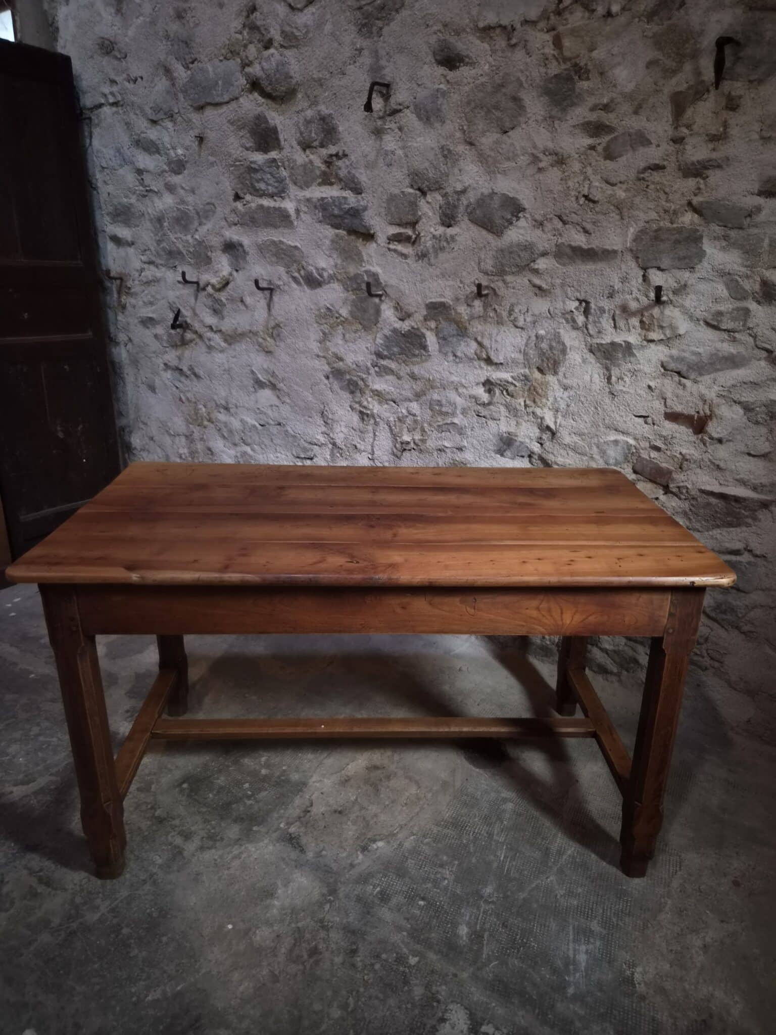 Antique French Cherry Farmhouse Table Auvergne Circa 1750–1800 (12)