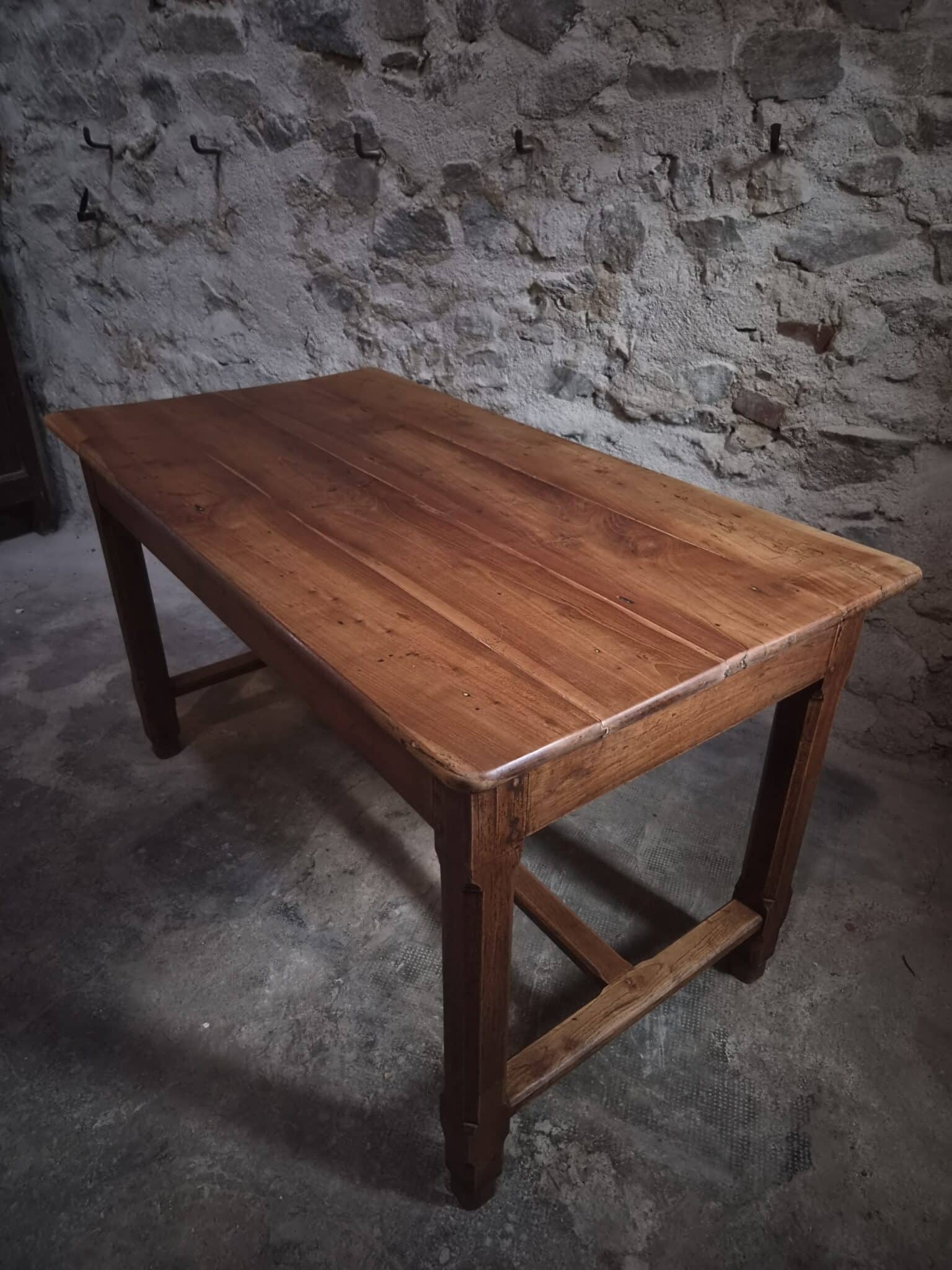 Antique French Cherry Farmhouse Table Auvergne Circa 1750–1800 (13)