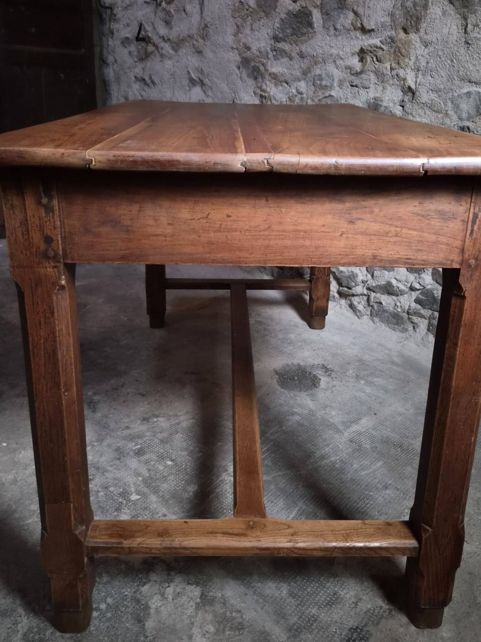 Antique French Cherry Farmhouse Table Auvergne Circa 1750–1800 (15)
