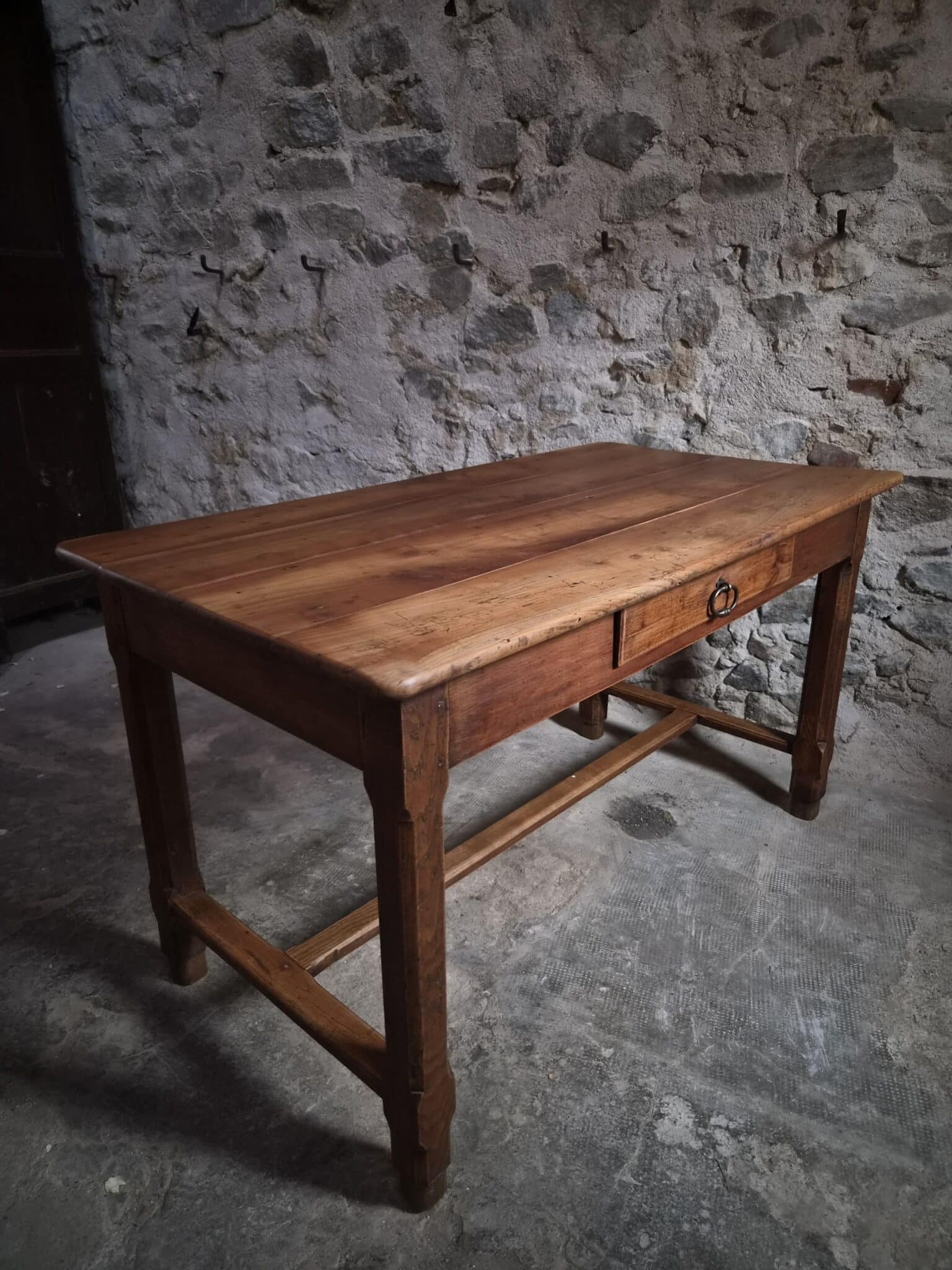 Antique French Cherry Farmhouse Table Auvergne Circa 1750–1800 (16)