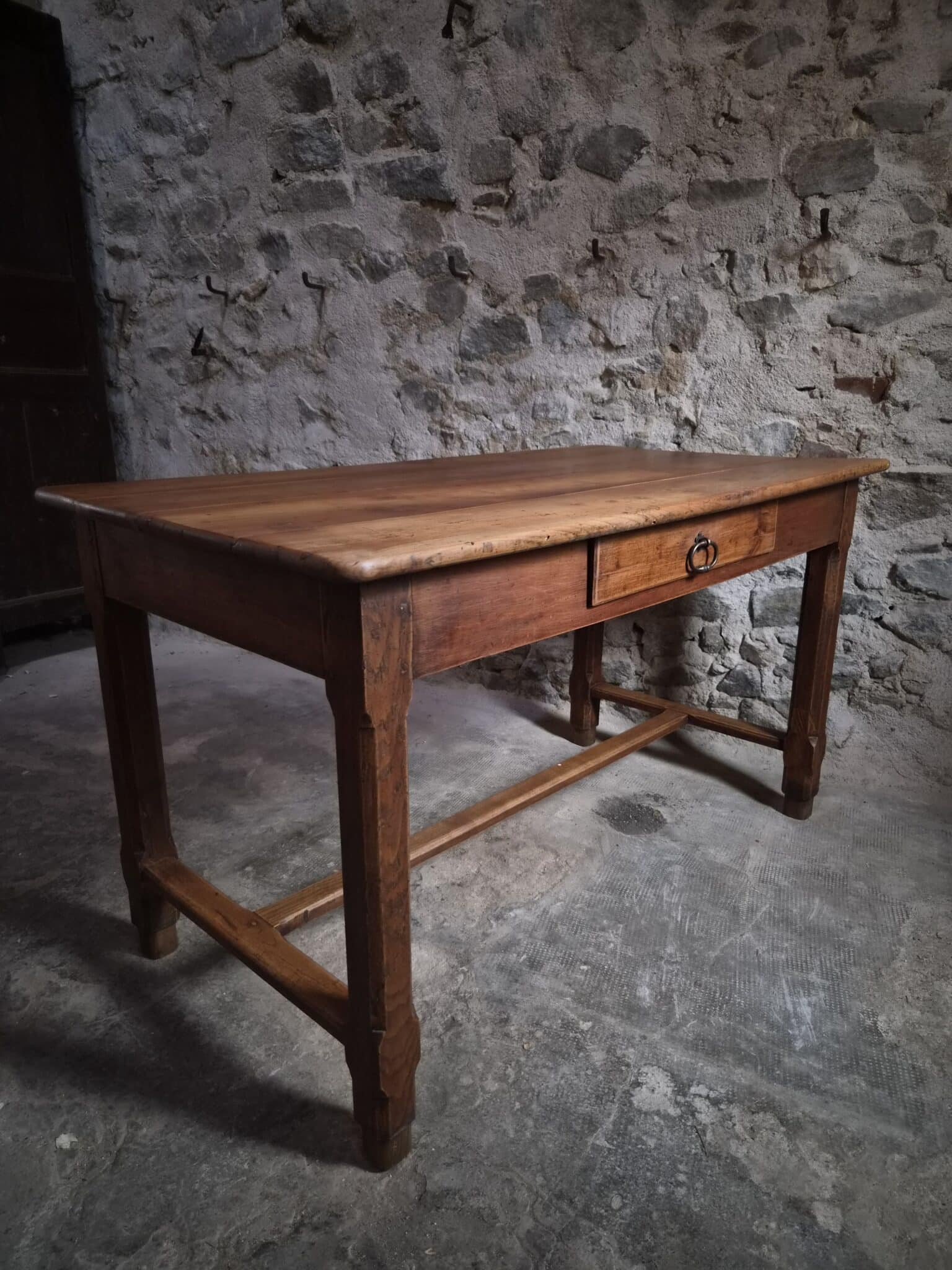 Antique French Cherry Farmhouse Table Auvergne Circa 1750–1800 (17)