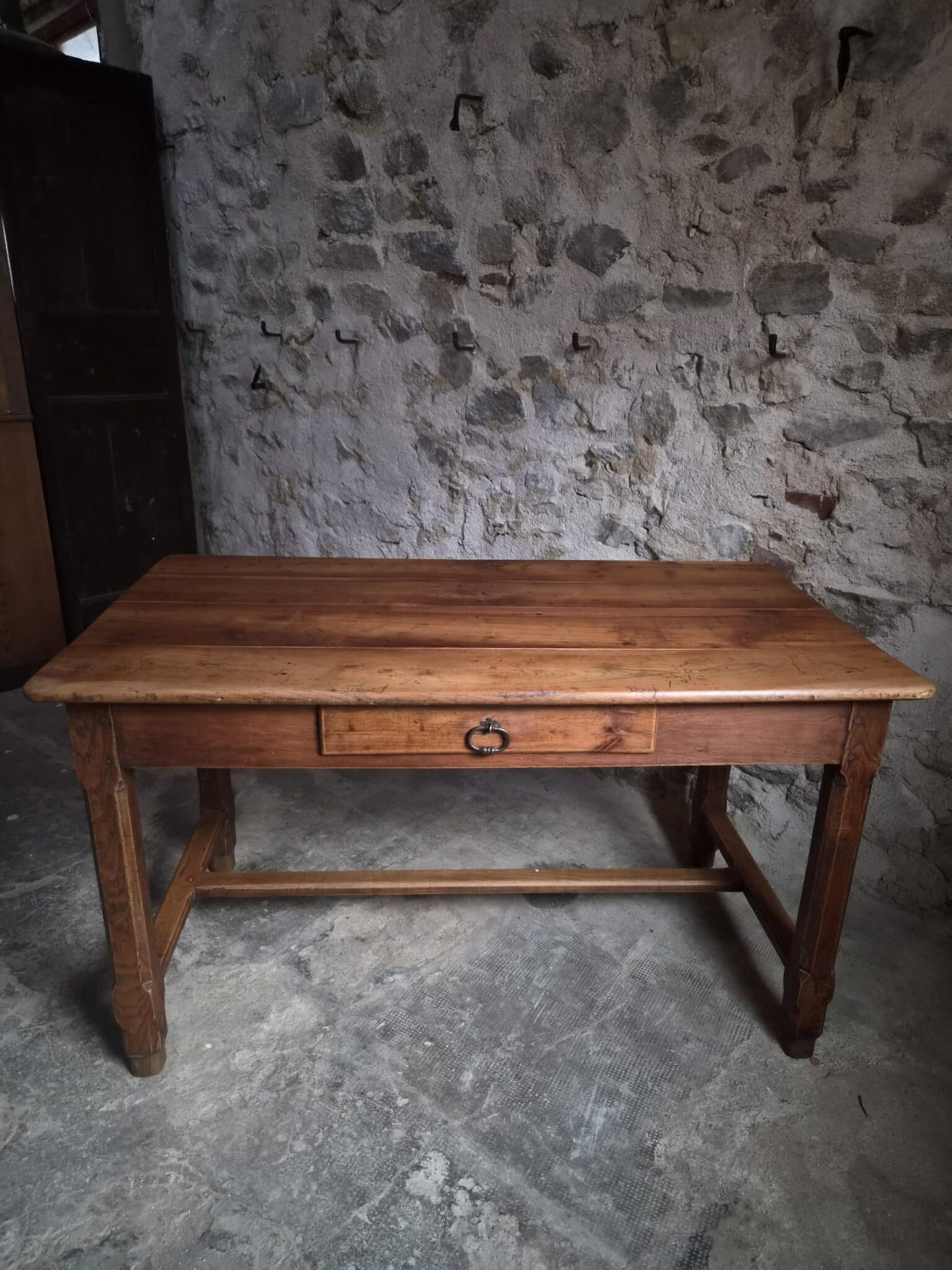 Antique French Cherry Farmhouse Table Auvergne Circa 1750–1800 (20)