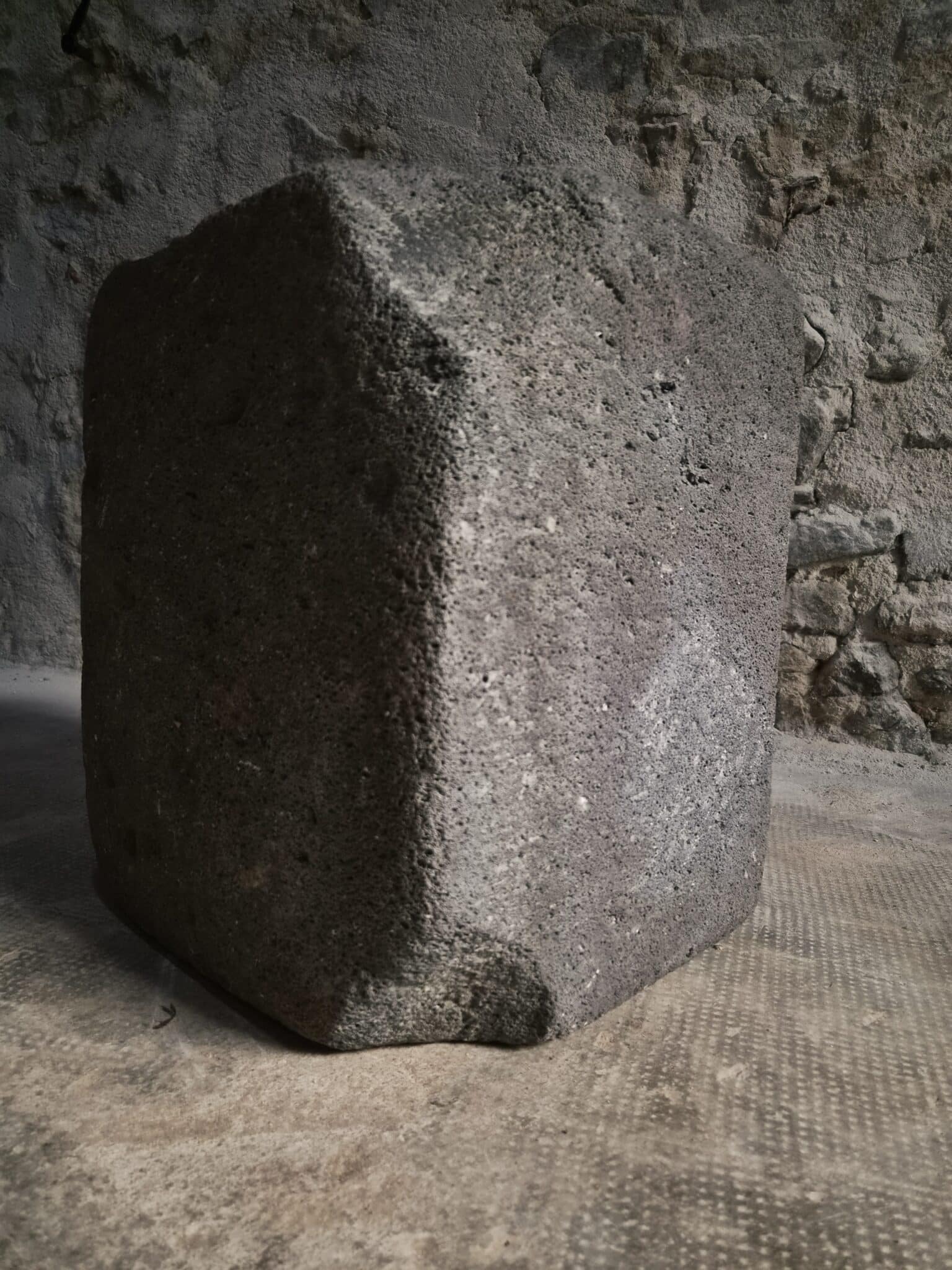 Antique French Volcanic Stone Trough Sink, Auvergne, 18th Century (11)