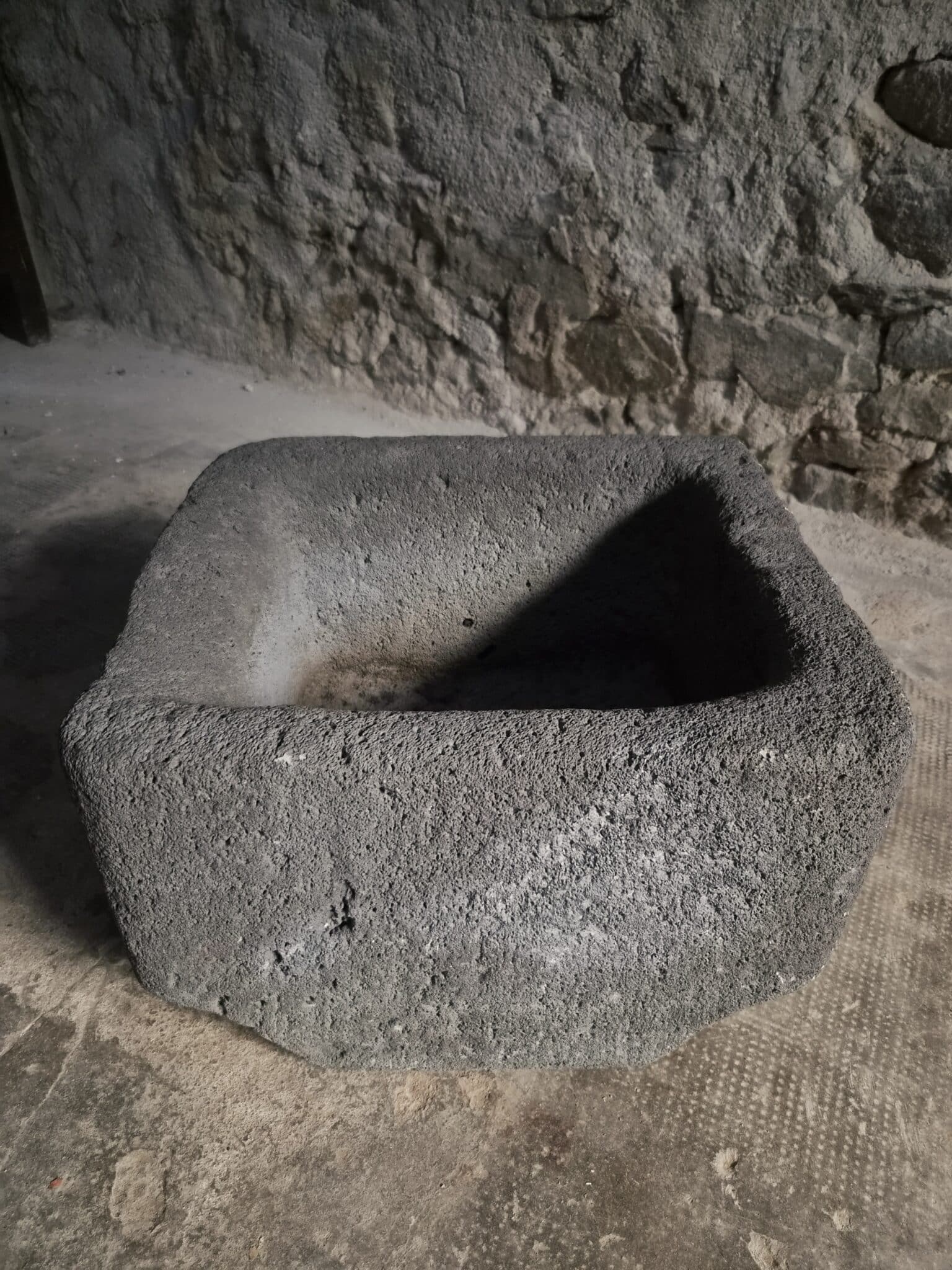 Antique French Volcanic Stone Trough Sink, Auvergne, 18th Century (13)