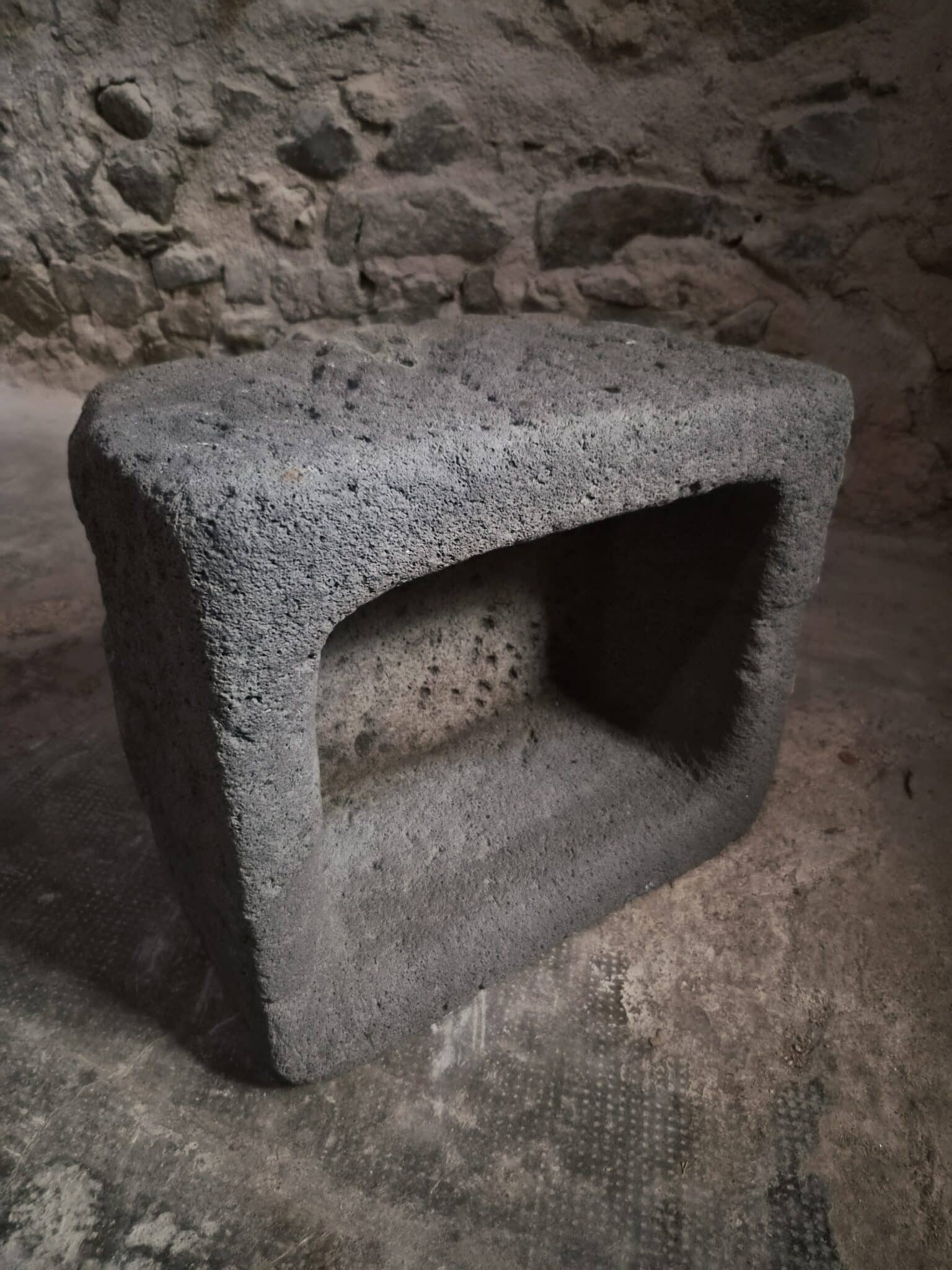 Antique French Volcanic Stone Trough Sink, Auvergne, 18th Century (6)