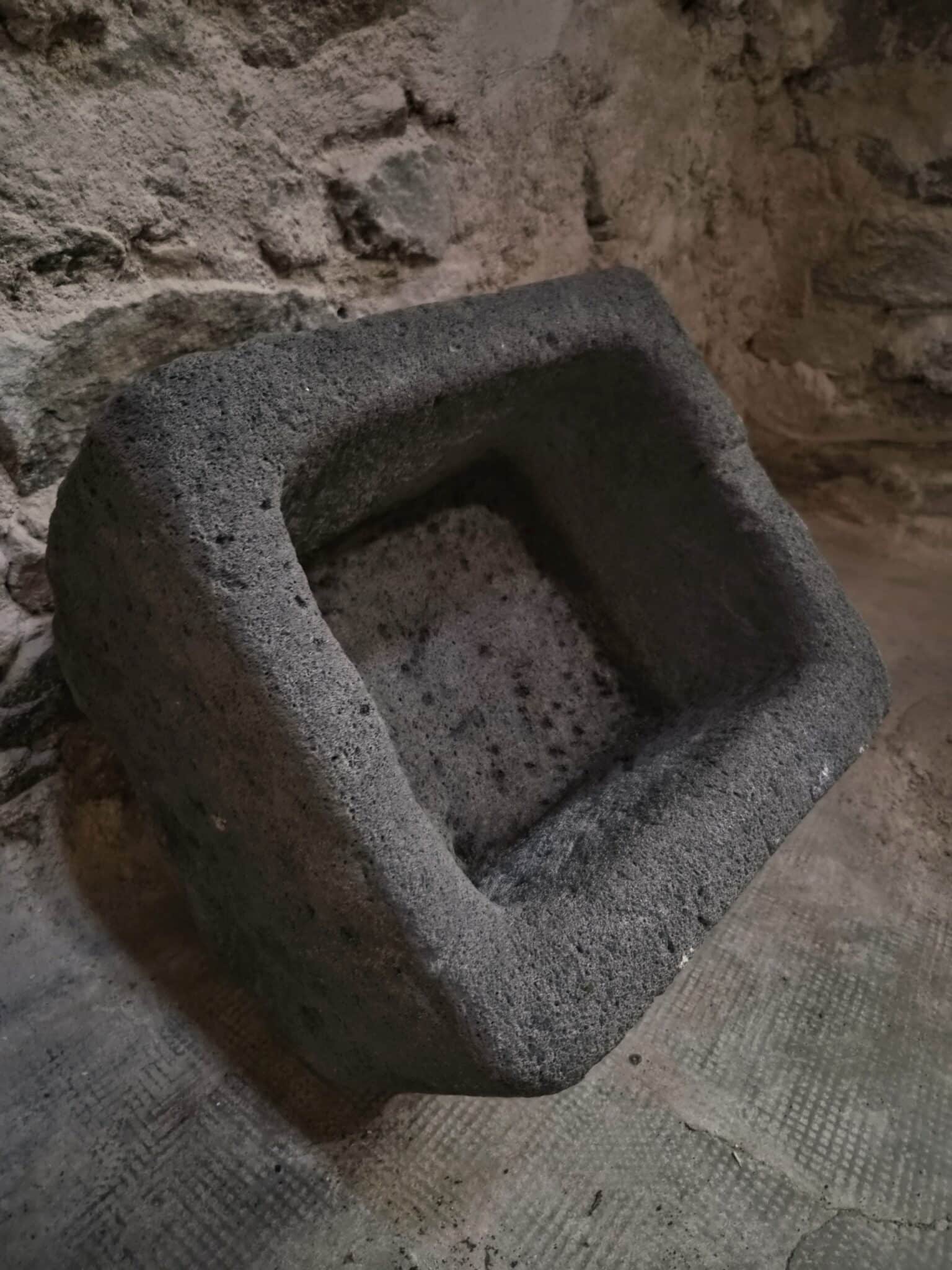 Antique French Volcanic Stone Trough Sink, Auvergne, 18th Century (9)