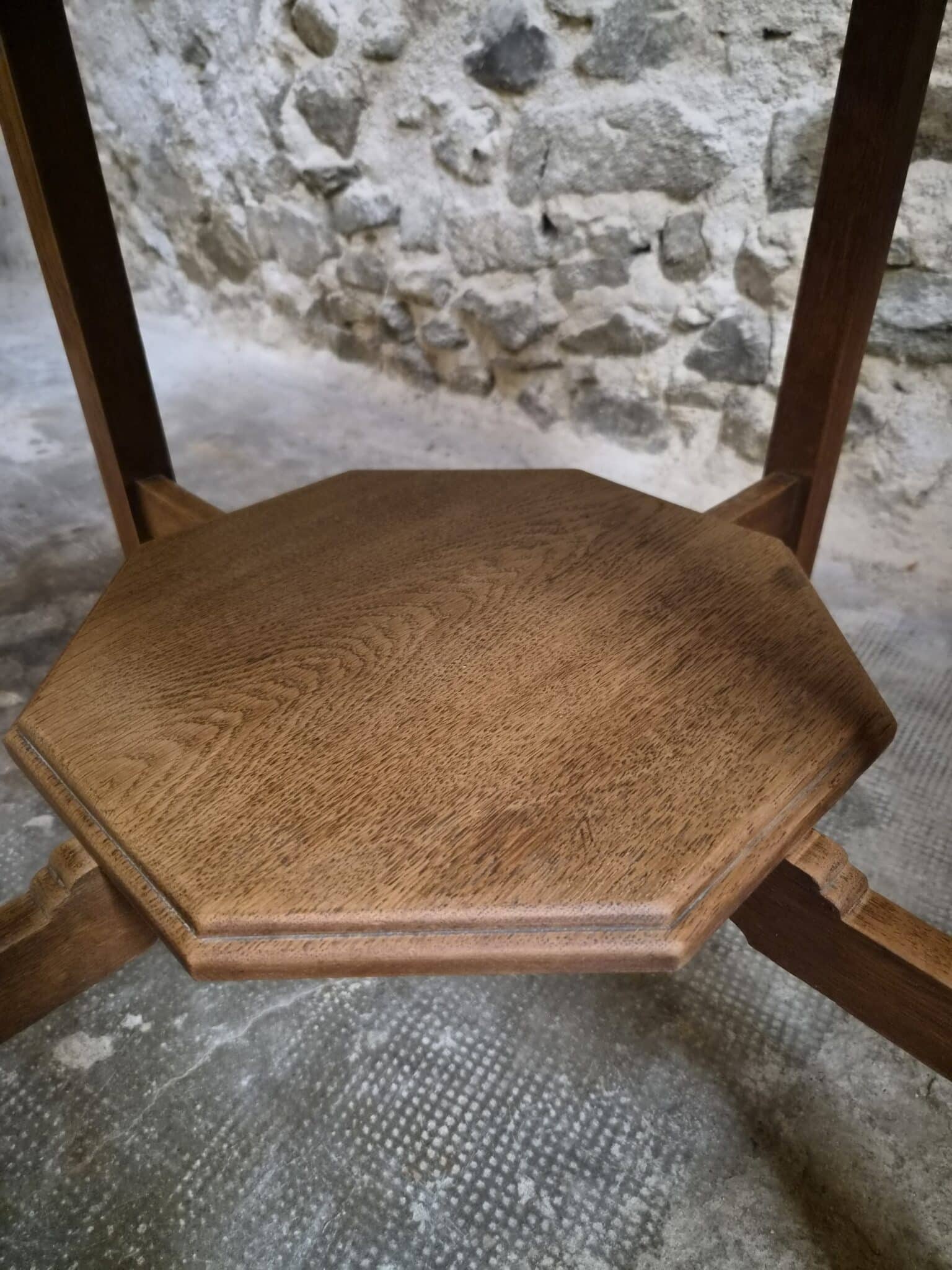 Antique Oak Side Table Amsterdam School Art Deco Circa 1925–1935 (13)