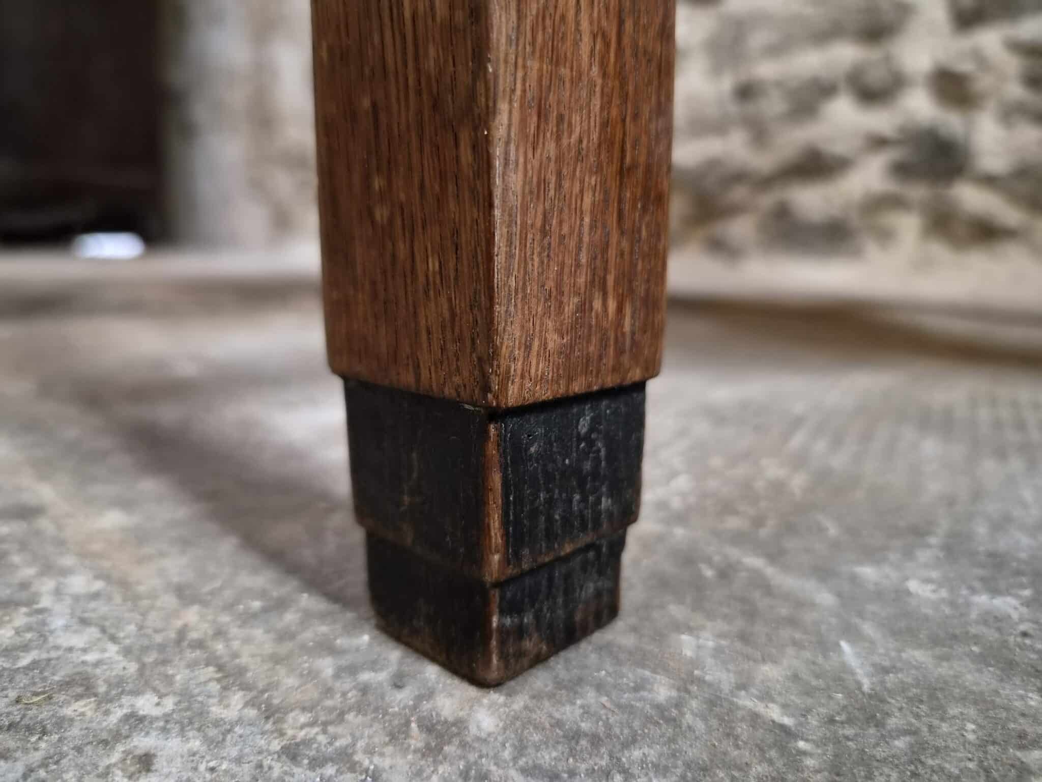 Antique Oak Side Table Amsterdam School Art Deco Circa 1925–1935 (14)