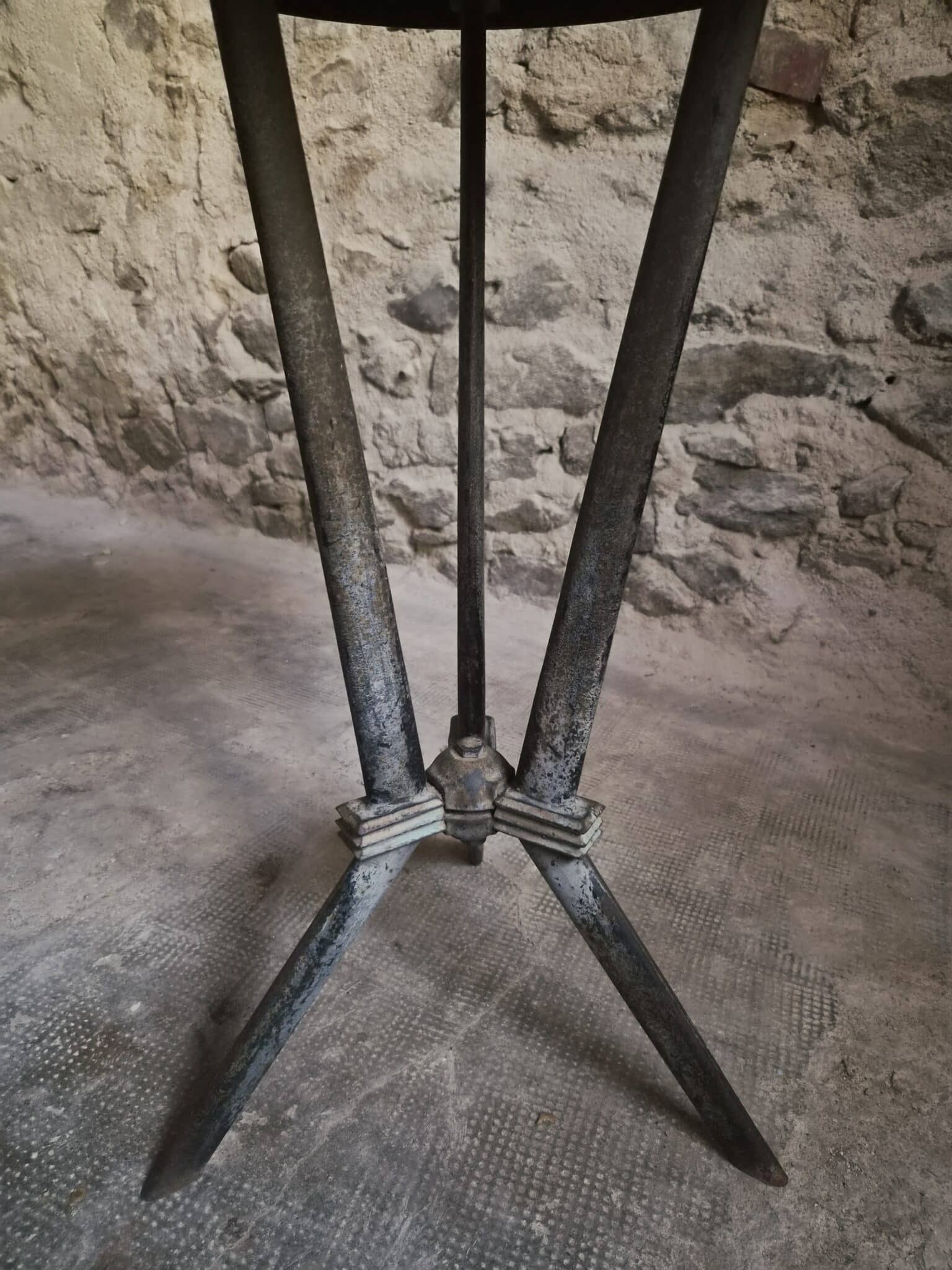 French Art Deco REX Bistro Table with Bakelite Top, c. 1930 (7)