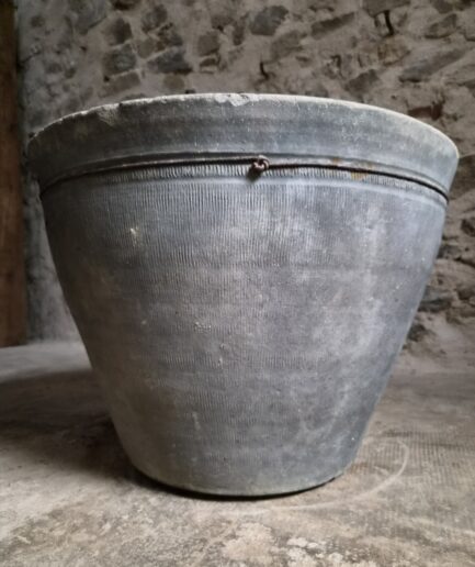 Antique French Terracotta Planter – 19th Century XXL Wash Trough (1)