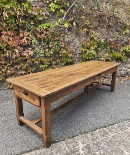 Antique Oak Farmhouse Dining Table, 18th Century – Auvergne, France (1)
